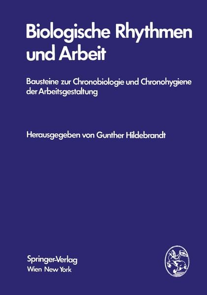 Produktbild: Biologische Rhythmen und Arbeit