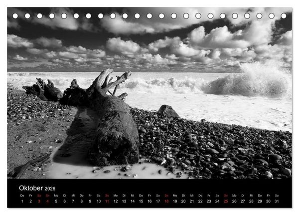 Produktbild: Strandspaziergang an der Ostsee (Tischkalender 2026 DIN A5 quer), CALVENDO Monatskalender