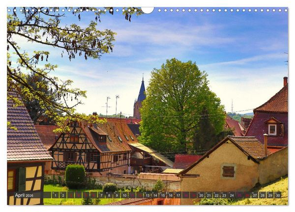 Produktbild: Bienvenue &agrave; Wissembourg. Spaziergang durch Wei&szlig;enburg im Elsass (Wandkalender 2026 DIN A3 quer), CALVENDO Monatskalender