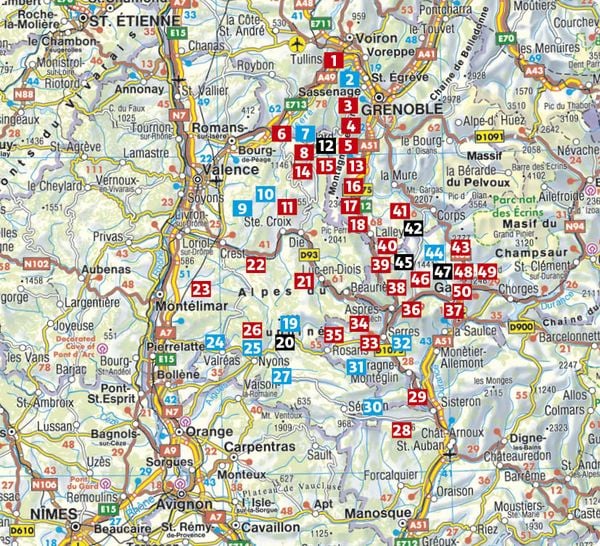 Produktbild: ROTHER Wanderf&uuml;hrer Dauphin&eacute; West: Von Grenoble bis Sisteron. 50 Wanderungen und Mehrtagestouren