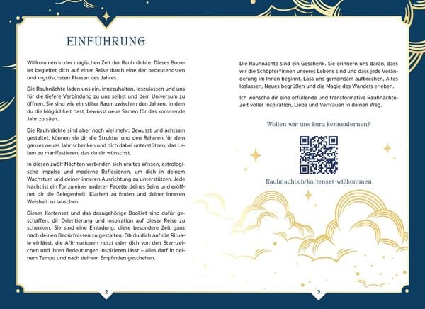 Produktbild: Kartenset: 12 N&auml;chte, 12 Zeichen | Rauhn&auml;chte und Astrologie bewusst erleben &ndash; mit Ritualen, Affirmationen und Videomeditationen