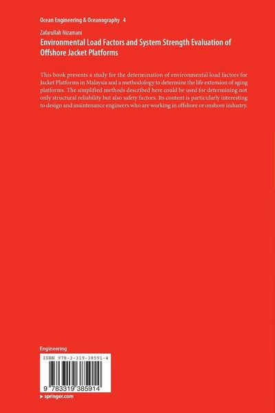 Produktbild: Environmental Load Factors and System Strength Evaluation of Offshore Jacket Platforms