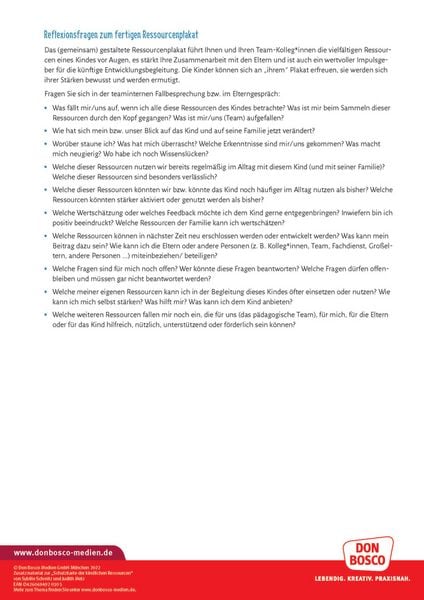 Produktbild: Schatzkarte der kindlichen Ressourcen