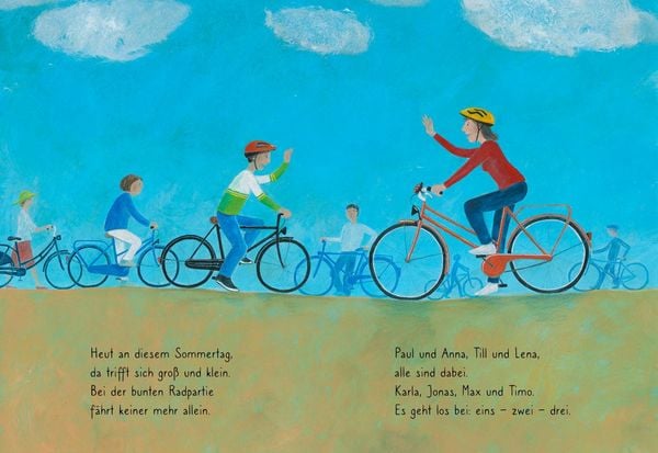 Produktbild: Rauf aufs Fahrrad, fertig, los! &ndash; Eine bunte Radpartie