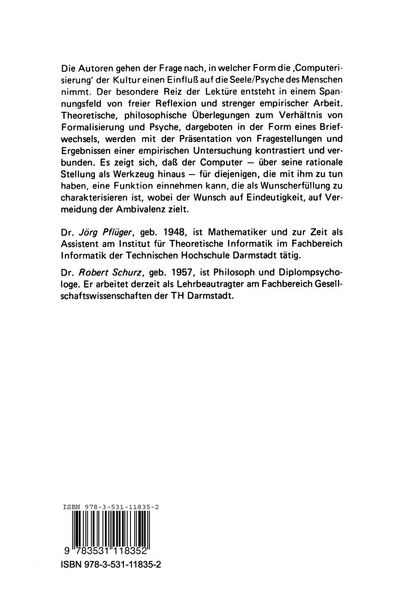 Produktbild: Der maschinelle Charakter