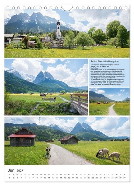 Produktbild: Radlgl&uuml;ck mit Alpenblick 2027 (Wandkalender 2027 DIN A4 hoch), CALVENDO Monatskalender
