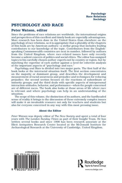 Produktbild: Psychology and Race