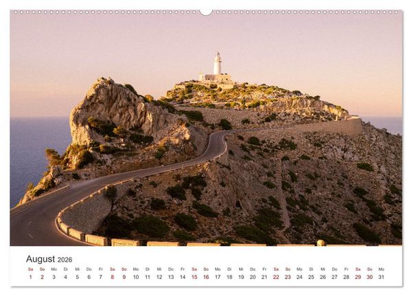 Produktbild: Mallorca - Eine traumhafte Reise nach Spanien. (Wandkalender 2026 DIN A2 quer), CALVENDO Monatskalender