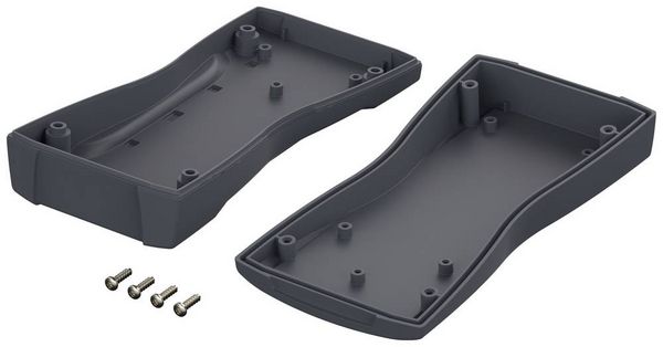 Produktbild: Bopla BOS STREAMLINE BS 600 F-7024 Hand-Geh&auml;use 159.4 x 77.9 x 33.5 ABS Graphit, Grau 1St.