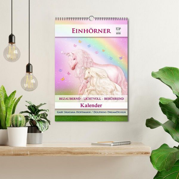 Produktbild: Einh&ouml;rner - Kalender (Wandkalender 2026 DIN A3 hoch), CALVENDO Monatskalender