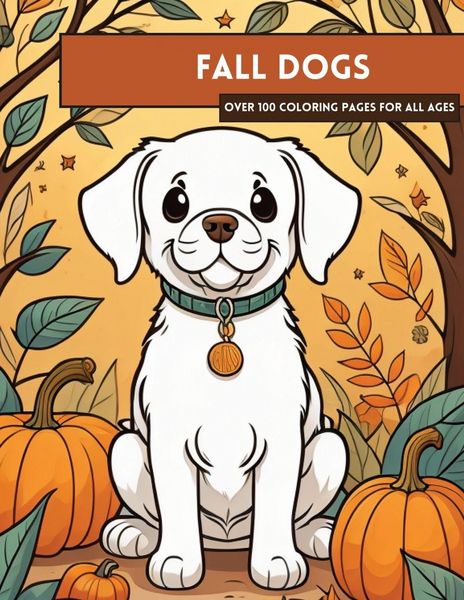 Produktbild: Fall Puppies Coloring Book