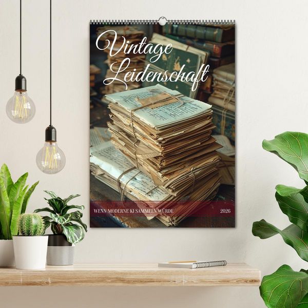Produktbild: Vintage Leidenschaft (Wandkalender 2026 DIN A2 hoch), CALVENDO Monatskalender