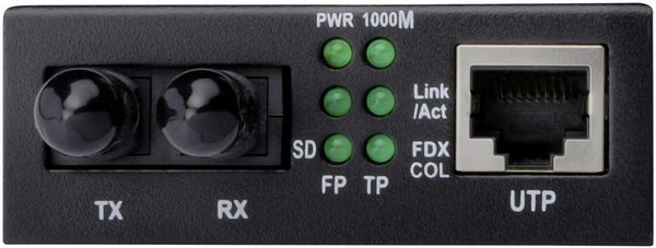 Produktbild: Digitus DN-82010-1 LAN, ST Simplex Netzwerk-Medienkonverter 100MBit/s
