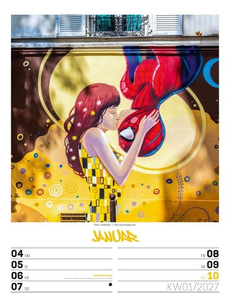 Produktbild: Street Art Wochenplaner Kalender 2027