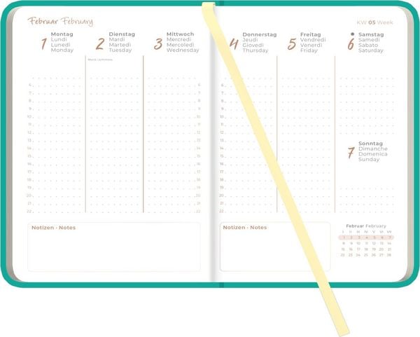 Produktbild: Lady Journal Deluxe T&uuml;rkis 2027