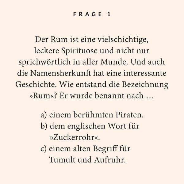 Produktbild: Rum-Quiz