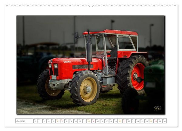 Produktbild: Oldtimer - Trecker Liebe (hochwertiger Premium Wandkalender 2026 DIN A2 quer), Kunstdruck in Hochglanz