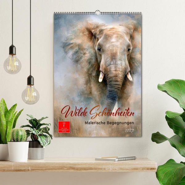 Produktbild: Wilde Sch&ouml;nheiten - Malerische Begegnungen (Wandkalender 2027 DIN A2 hoch), CALVENDO Monatskalender
