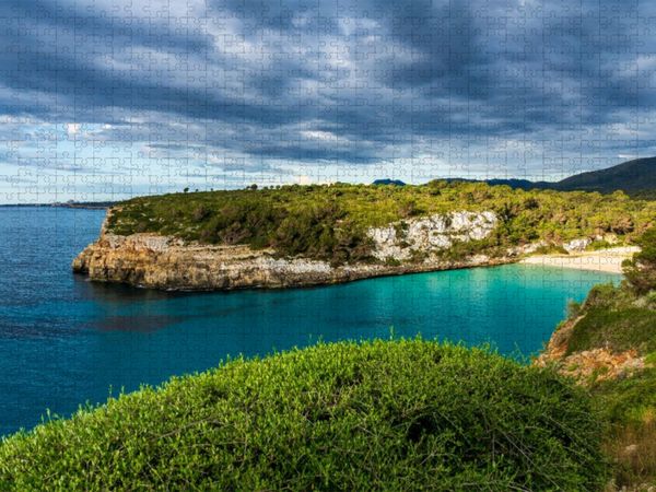 Produktbild: CALVENDO Puzzle Cala Romantica Bucht Sommer | 2000 Teile Lege-Gr&ouml;&szlig;e 90x67cm Foto-Puzzle f&uuml;r gl&uuml;ckliche Stunden
