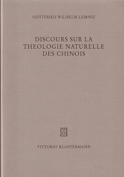 Produktbild: Discours sur la Theologie Naturelle des Chinois