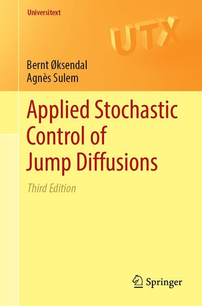 Produktbild: Applied Stochastic Control of Jump Diffusions