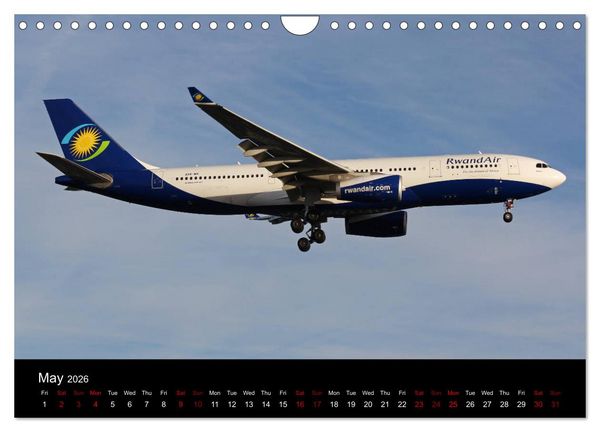 Produktbild: Widebody Jets (Wall Calendar 2026 DIN A4 landscape), CALVENDO 12 Month Wall Calendar