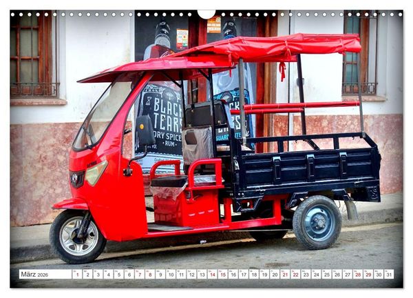 Produktbild: ECO TAXI - Umweltfreundlich in die Zukunft (Wandkalender 2026 DIN A3 quer), CALVENDO Monatskalender