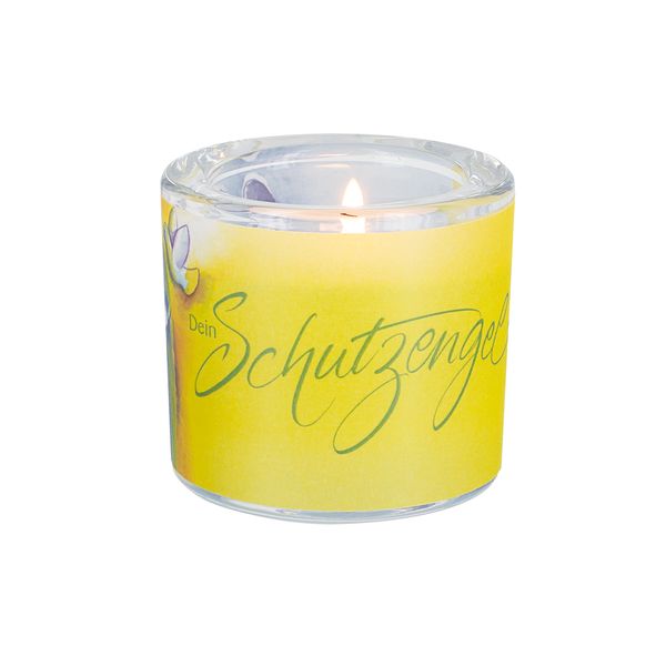Produktbild: Glaswindlicht Engel mit Taube 6 cm