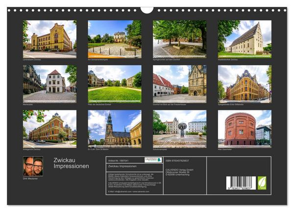 Produktbild: Zwickau Impressionen (Wandkalender 2026 DIN A3 quer), CALVENDO Monatskalender