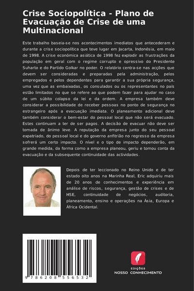 Produktbild: Crise Sociopol&iacute;tica - Plano de Evacua&ccedil;&atilde;o de Crise de uma Multinacional
