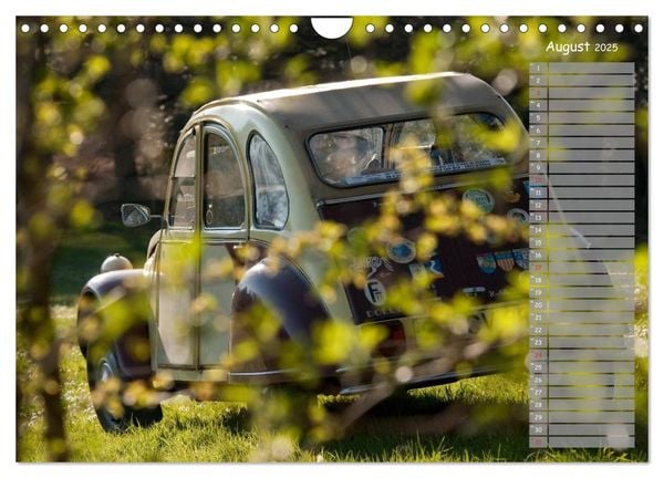 Produktbild: Kultautomobil Ente Citro&euml;n 2CV (Wandkalender 2025 DIN A4 quer), CALVENDO Monatskalender