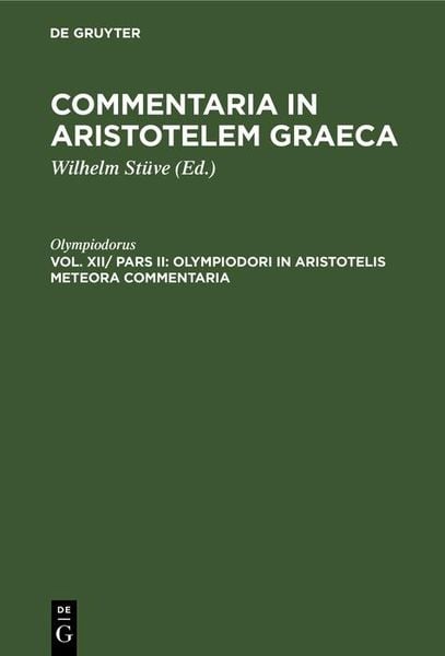 Produktbild: Olympiodori in Aristotelis Meteora commentaria
