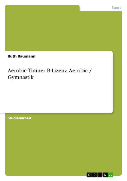 Produktbild: Aerobic-Trainer B-Lizenz. Aerobic / Gymnastik