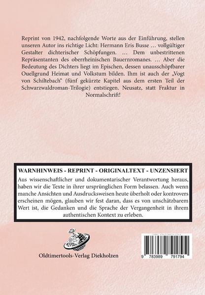 Produktbild: Der Vogt von Schiltebach