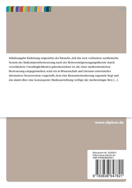 Produktbild: Zinsbereinigte Gewinnsteuer