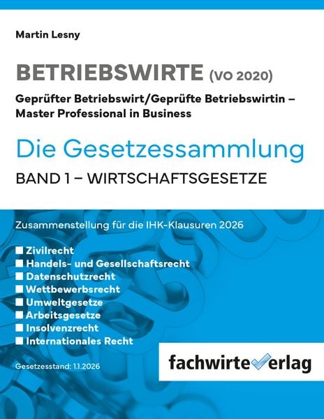 Produktbild: Betriebswirte - Die Gesetzessammlung 2026