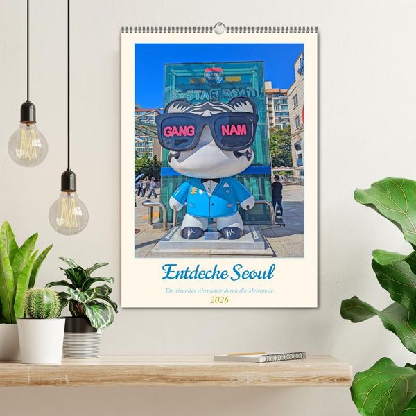 Produktbild: Entdecke Seoul (Wandkalender 2026 DIN A2 hoch), CALVENDO Monatskalender