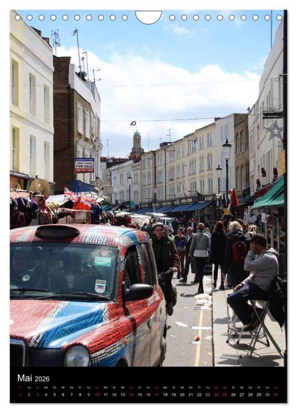 Produktbild: London - Impressionen (Wandkalender 2026 DIN A4 hoch), CALVENDO Monatskalender