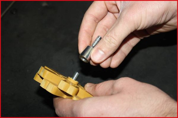 Produktbild: KS Tools 515.1218 Spanndorn f&uuml;r Folienradierer, 6mm