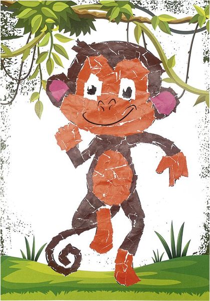 Produktbild: URSUS 8 Schnipselbilder "Dschungel"