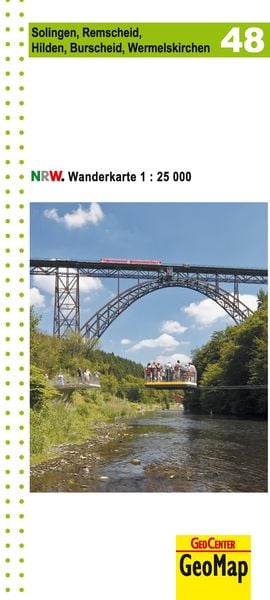 Produktbild: NRW Wanderkarte 48 Solingen, Remscheid, Hilden, Burscheid, Wermelskirchen 1 : 25 000