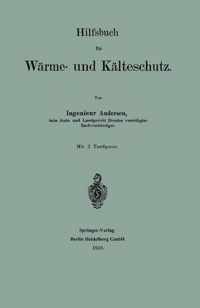 Produktbild: Hilfsbuch f&uuml;r W&auml;rme- und K&auml;lteschutz