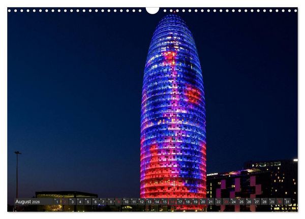 Produktbild: Metropole Barcelona (Wandkalender 2026 DIN A3 quer), CALVENDO Monatskalender