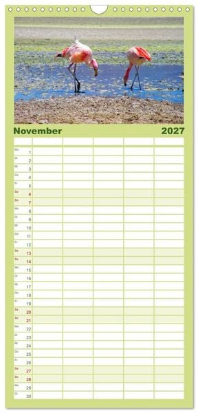 Produktbild: Familienplaner 2027 - Bolivien - Die geheime Perle S&uuml;damerikas mit 5 Spalten (Wandkalender, 21 x 45 cm) CALVENDO
