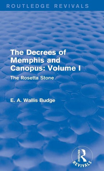 Produktbild: The Decrees of Memphis and Canopus