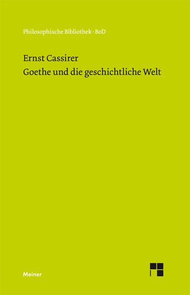 Produktbild: Goethe und die geschichtliche Welt