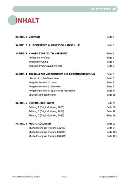 Produktbild: Pr&uuml;fungsheft & Training &ndash; 2026 Deutsch Hauptschule &ndash; Hessen &ndash; Original-Pr&uuml;fungen und L&ouml;sungen