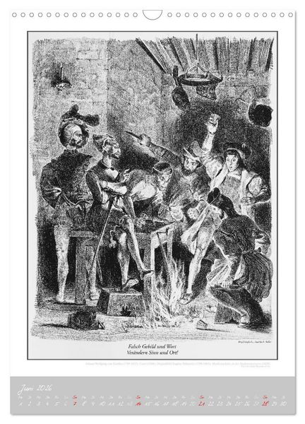 Produktbild: Faust - Weltliteraturkalender (Wandkalender 2026 DIN A3 hoch), CALVENDO Monatskalender