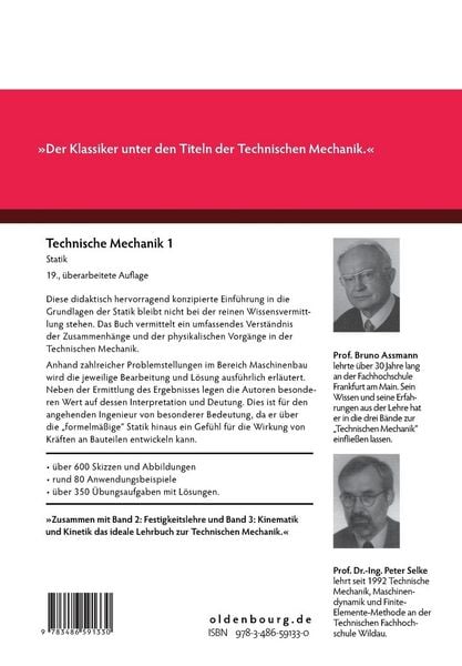 Produktbild: Technische Mechanik 1
