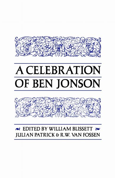 Produktbild: A Celebration of Ben Jonson